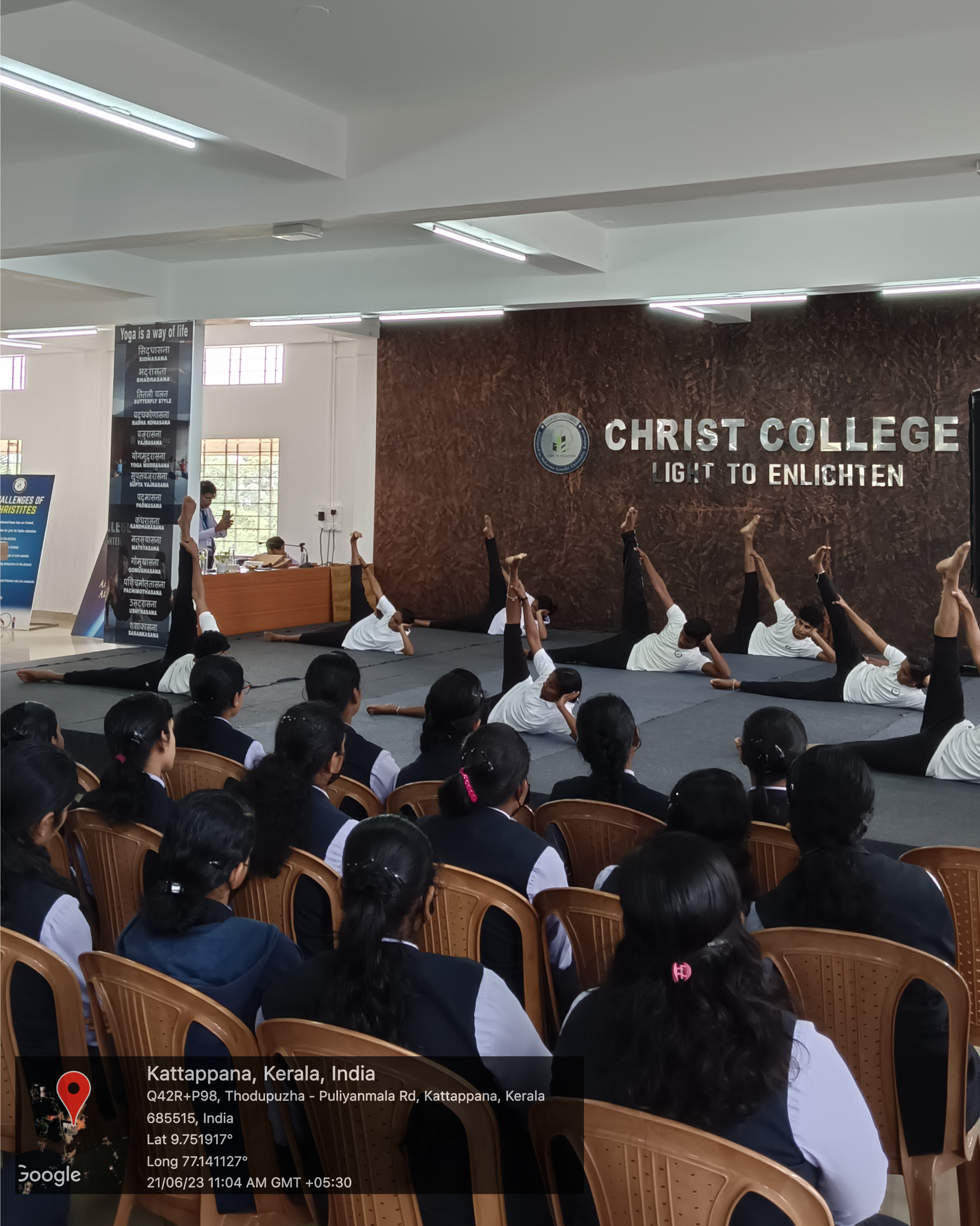 YOGA 2K23 - Christ College Kattappana